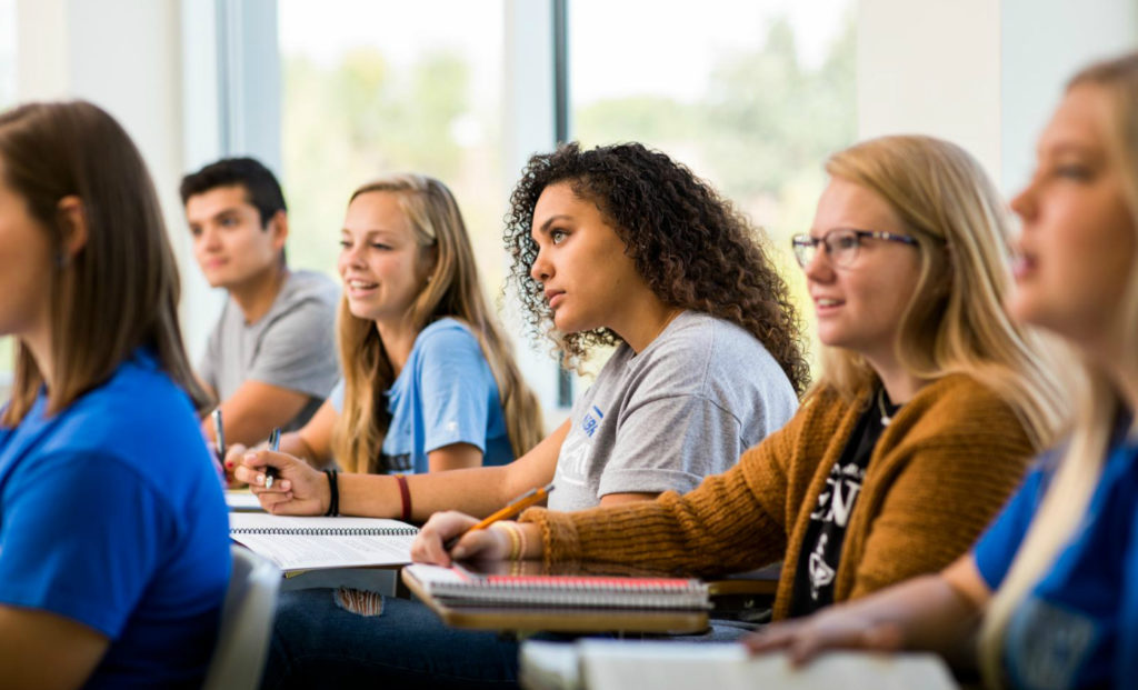 students in a classroom
